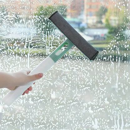 3-in-1 Glasreiniger mit Sprühfunktion und beidseitigem Wischer