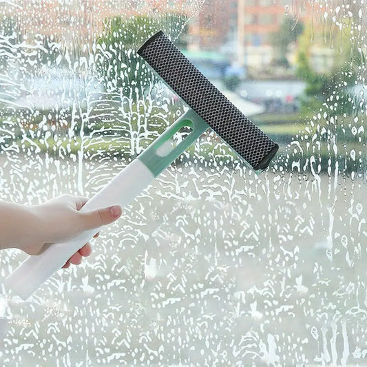 3-in-1 Glasreiniger mit Sprühfunktion und beidseitigem Wischer