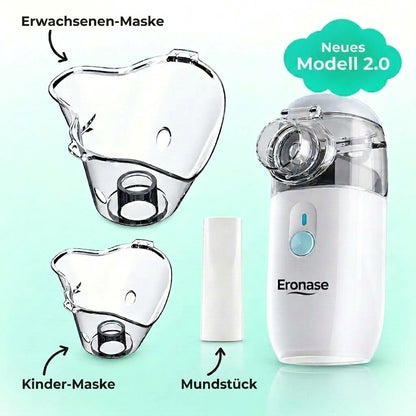 Eronase Tragbarer Hand-Inhalator für Erwachsene & Kinder