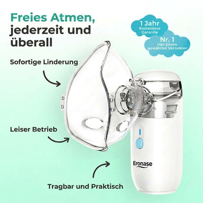 Eronase Tragbarer Hand-Inhalator für Erwachsene & Kinder